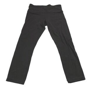 Athleta Elation Capri Leggings Womens Size XS Black Wide Waistband